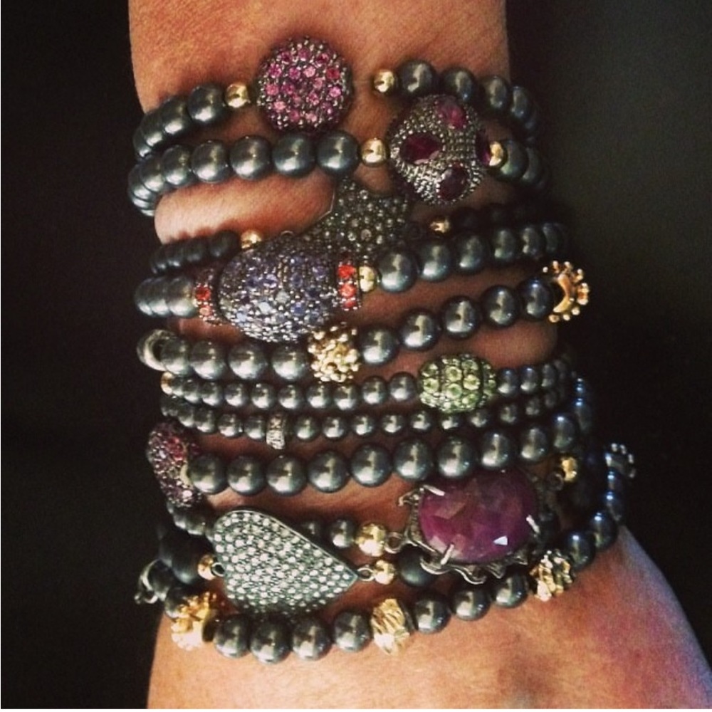 Jessica Kagan Cushman (JKC) Oxidized Silver Beads and Citrine Bracelet - Picture 6 of 7